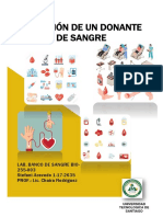 Selección de Un Donante de Sangre