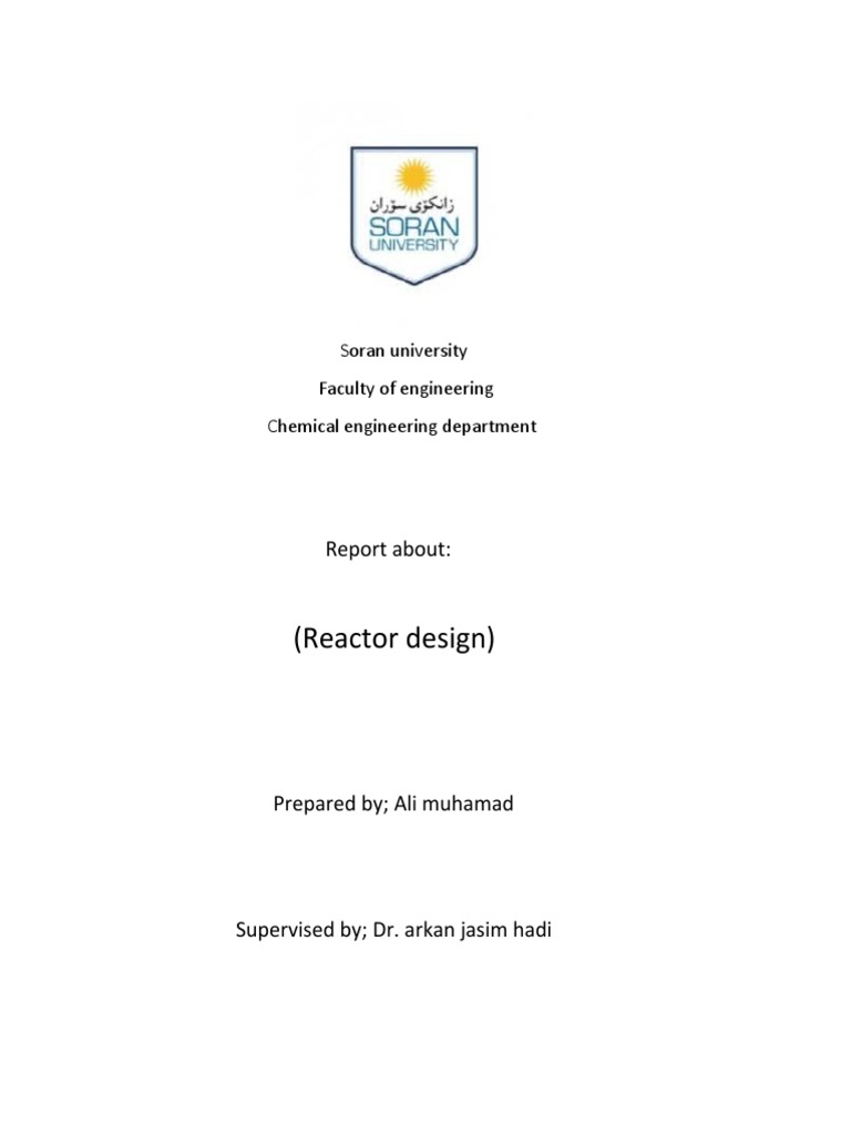 Reactor Design Principles Overview | PDF | Chemical Reactor | Chemical ...