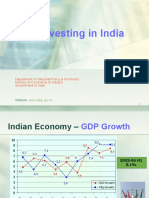 Investing in India: Department of Industrial Policy & Promotion Ministry of Commerce & Industry Government of India