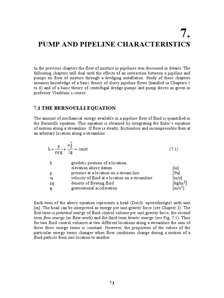 Pump and Pipeline Flow Dynamics | PDF | Pump | Fluid Dynamics