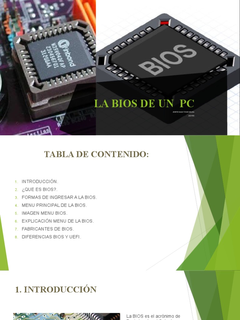 Introducción a la BIOS de un PC | PDF | Bios | Hardware de la computadora