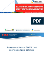 Autogeneracion Con Energias Renovables Una Oportunidad para Colombia PDF