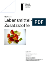 Lebensmittel Zusatzstoffe