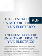 Diferencia Entre Un Motor Termico y Un Electrico