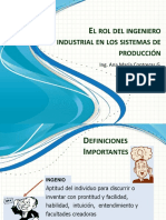 El Rol de Ingeniero Industrial