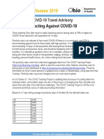 COVID-19 Travel Advisory 10-28-2020