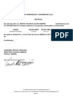 Certificado Laborl Louis Dreyfus