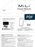 Power Miracle: Product Instruction