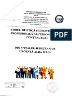 Codul de etica si deontologie profesionala al  personalului contractual 2015