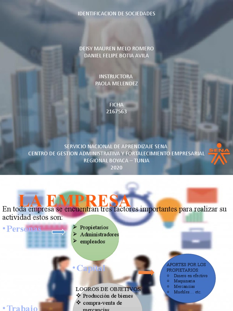 Clasificación y Tipos de Empresas | PDF | Contabilidad | Sociedad de ...