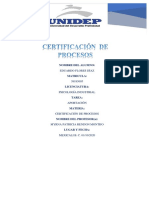 Certificacion de Procesos