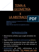 La Geometría y La Abstracción PDF