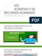 Asistente Administrativo y de Recursos Humanos-I Sesion