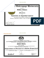 Certificados Academicos y Laborales PDF