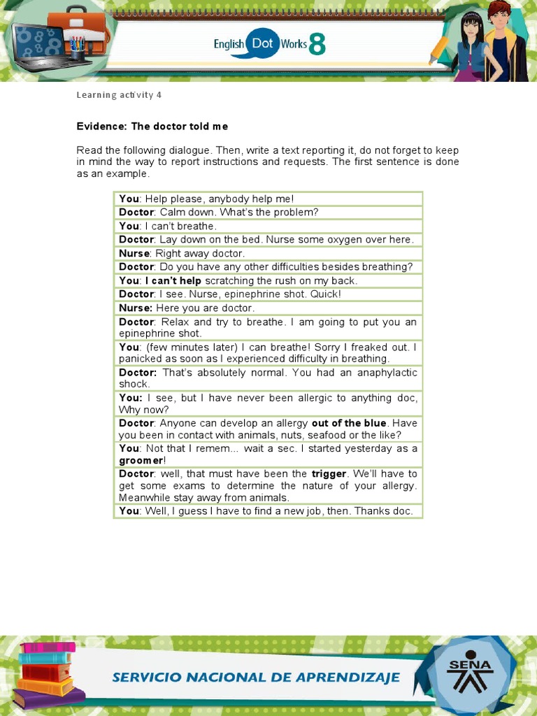 Reporting Medical Dialogue Effectively | PDF