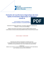 RAPPORT TROD ANTIGÈNE COVID HMN - 7 Octobre 2020 PDF