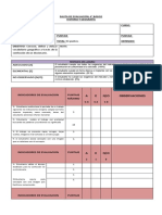 Pauta Evaluación 4 Básico, Unidad 0