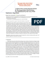 Forecasting The Carbon Price Using Extreme-Point Machine Learning