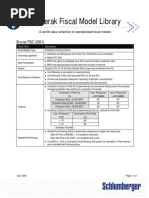 Merak Fiscal Model Library: Brunei PSC (2001)