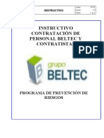 Instructivo nº 2 contratación personal  BELTEC Y CONTRATISTAS