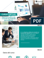 Plan de Estudios Curso Virtual Reportes y Tableros de Comando Con Power BI para Auditores PDF