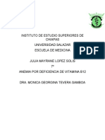 Anemia por deficiencia de vitamina B12