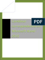 Combinar Correspondencia en Microsoft Word 2010