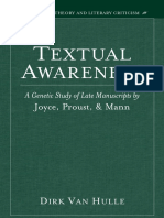 Extual Wareness: Joyce, Proust, & Mann