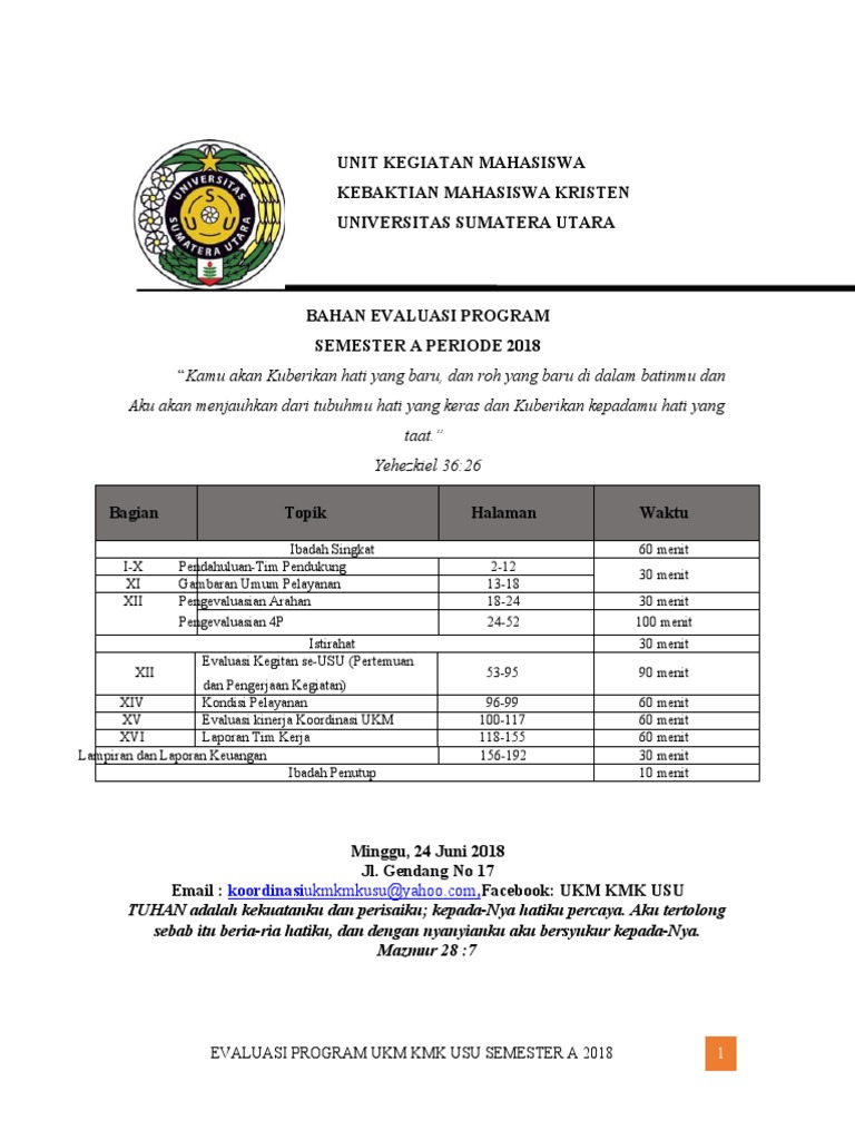 Evapro Semester A Pdf