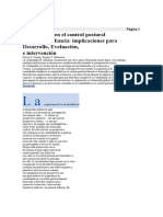 Variación Del Control Postural