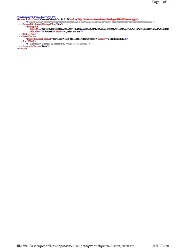 Visual C++ 14.0 Redistributable Setup Guide | PDF