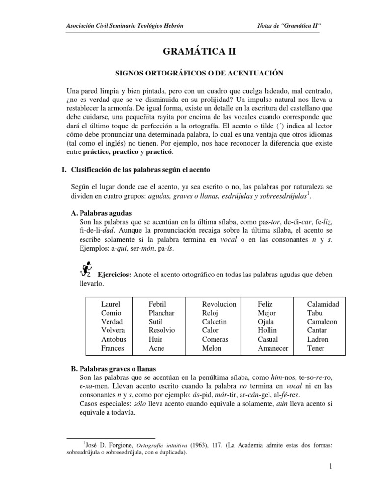 Gramática II-unidad 1 | PDF | Mecánica del lenguaje | Lingüística