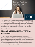 How To Become A Freelancer or Virtual Assistant