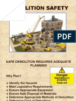 Planning for Safe Demolition