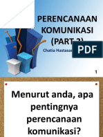 Perencanaan Komunikasi PDF