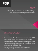 MOA Marco de Organizacion de Los Aprendizajes