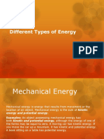 Different Types of Energy