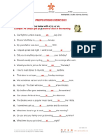 osmar estrada - Taller prepositions of time  and place