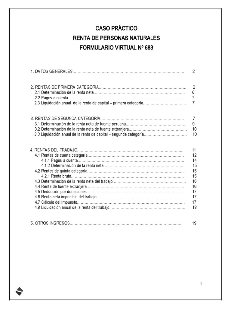 Guía Práctica: Renta Personas Naturales | PDF | Impuesto sobre la renta ...