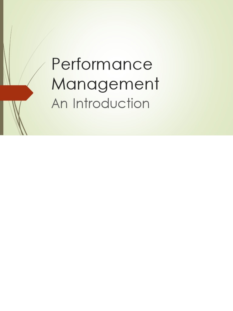 Effective Performance Management Guide | PDF | Goal | Employment