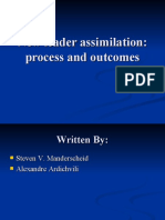 New Leader Assimilation: Process and Outcomes