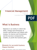 C1 - Introduction of Financial MGT