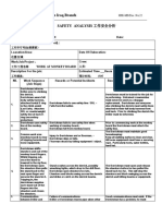 Daqing Petroleum Iraq Branch Job Safety Analysis 工作安全分析: Work At Monkey Board