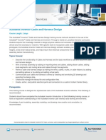 Autodesk Inventor Cable and Harness Design: Course Length: 2 Days