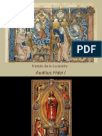 Eucaristia Auditus Fidei I Prefiguraciones