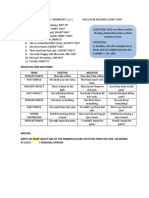 Question Tag Drill (Aux + Pronoun?) (+/-)