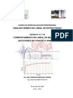 Análisis Sísmico No Lineal Estático - Sesión 01 y 02 (Parte 01) PDF