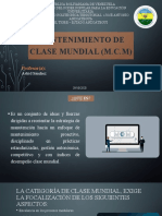 Mantenimiento de Clase Mundial MicroClase