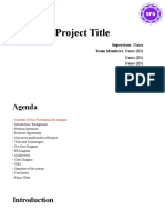 FYP Final Project Presentation Template