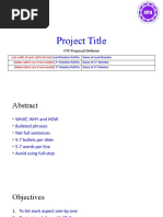 FYP Final Project Presentation Template | PDF